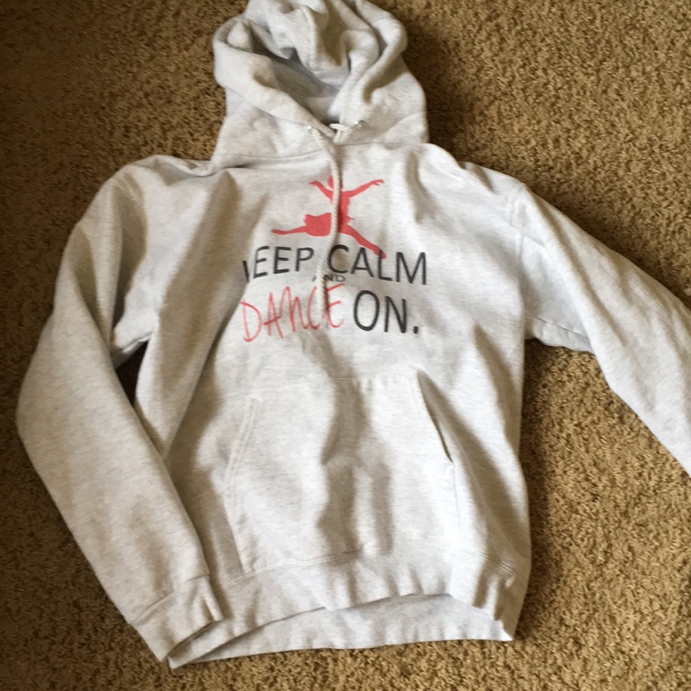 Keep calm and dance on hoodie!